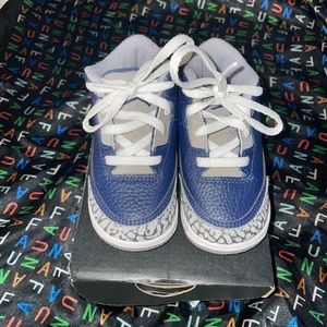 Jordan 3 Toddler Navy Blue